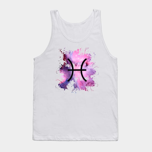 Pisces Abstract Tank Top by Amasea